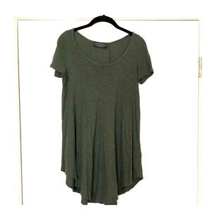 Over sized army green shirt